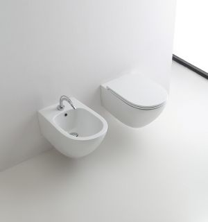 Биде подвесное Kerasan Aquatech 372401*1 Белое